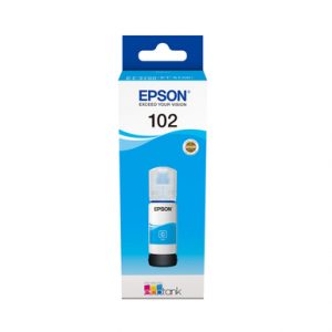 Cartucho / Botella Tinta Epson Ecotank 102 Cian original