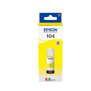 Cartucho / Botella Tinta Epson Ecotank 104 Amarillo original