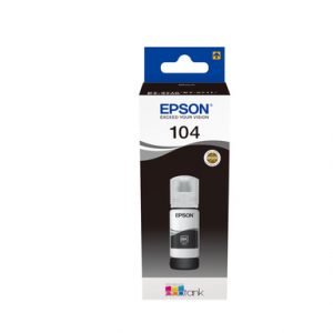 Cartucho / Botella Tinta Epson Ecotank 104 Negro original