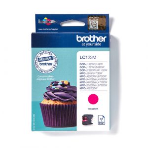 Cartucho de tinta Brother LC123M Magenta Original