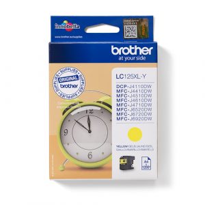 Cartucho de tinta Brother LC125XLY Amarillo Original XL Alta Capacidad