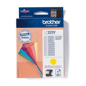 Cartucho de tinta Brother LC223Y Amarillo Original