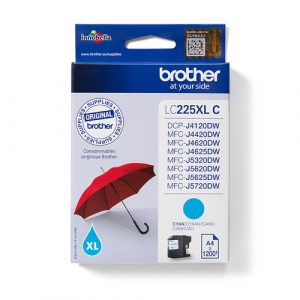 Cartucho de tinta Brother LC225XLC Cian Original XL Alta Capacidad