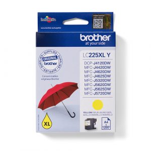 Cartucho de tinta Brother LC225XLY Amarillo Original XL Alta Capacidad