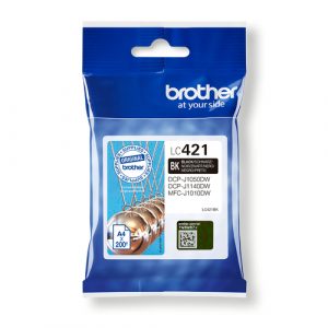 Cartucho de tinta Brother LC421BK Negro Original