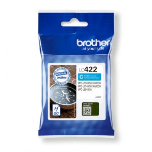 Cartucho de tinta Brother LC422C Cian Original