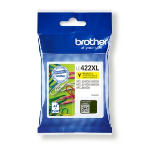 Cartucho de tinta Brother LC422XLY Amarillo Original XL Alta Capacidad