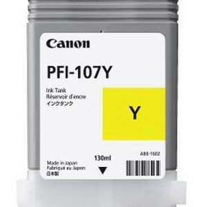 Cartucho de tinta Canon PFI107 Amarillo Original