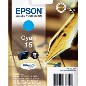 Cartucho de tinta Epson 16 (T1622) cian original