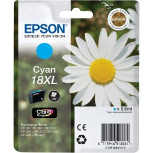 Cartucho de tinta Epson 18 XL (T1812) cian original