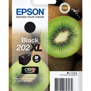 Cartucho de tinta Epson 202 XL negro original