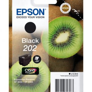 Cartucho de tinta Epson 202 negro original