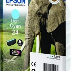 Cartucho de tinta Epson 24 (T2425) cian claro original