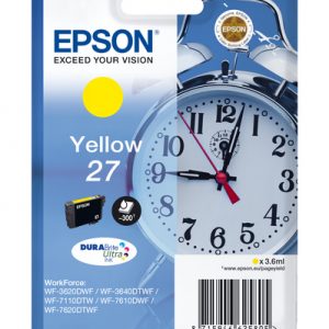 Cartucho de tinta Epson 27 (T2704) amarillo original