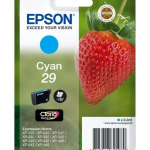 Cartucho de tinta Epson 29 (T2982) cian original