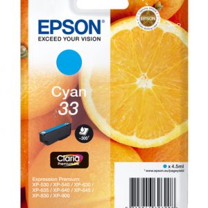 Cartucho de tinta Epson 33 (T3342) cian original