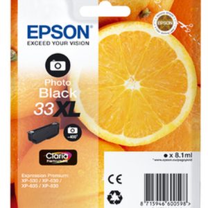Cartucho de tinta Epson 33 XL (T3361) negro fotografico original