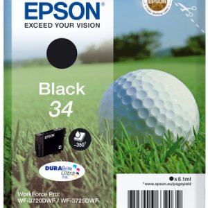 Cartucho de tinta Epson 34 (T3461) negro original