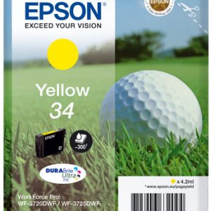 Cartucho de tinta Epson 34 (T3464) amarillo original