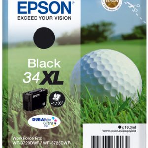 Cartucho de tinta Epson 34 XL (T3471) negro original