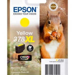 Cartucho de tinta Epson 378 XL amarillo original