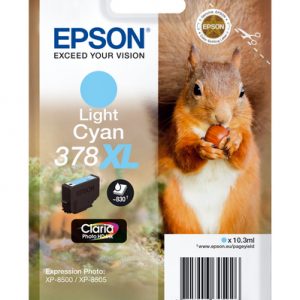 Cartucho de tinta Epson 378 XL cian claro original