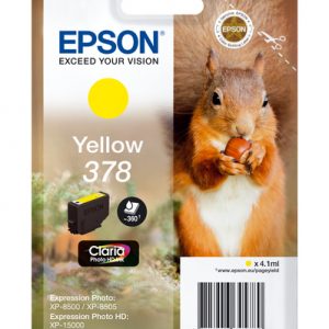 Cartucho de tinta Epson 378 amarillo original