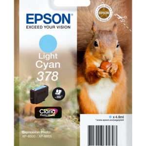 Cartucho de tinta Epson 378 cian claro original