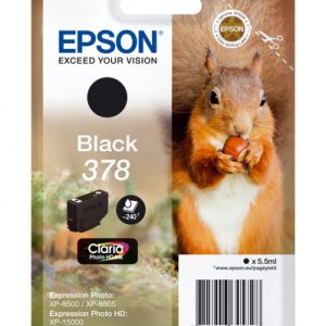 Cartucho de tinta Epson 378 negro original