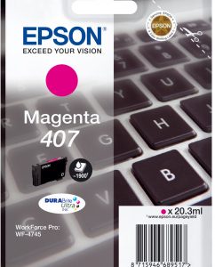 Cartucho de tinta Epson 407L magenta (XL) original