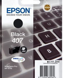 Cartucho de tinta Epson 407L negro (XL) original