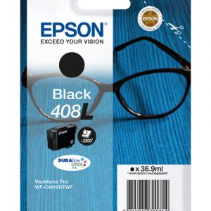 Cartucho de tinta Epson 408L negro (XL) original
