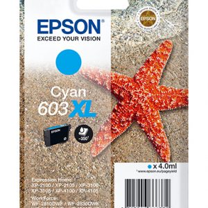 Cartucho de tinta Epson 603 XL cian original
