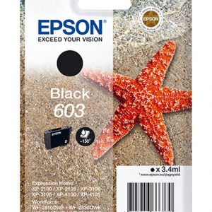 Cartucho de tinta Epson 603 negro original