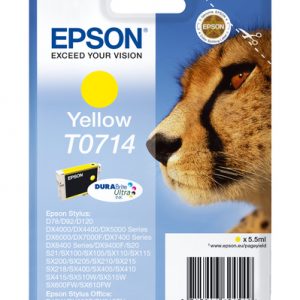 Cartucho de tinta Epson T0714 amarillo original