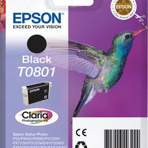 Cartucho de tinta Epson T0801 negro original