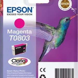 Cartucho de tinta Epson T0803 magenta original