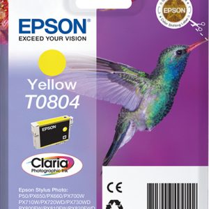 Cartucho de tinta Epson T0804 amarillo original