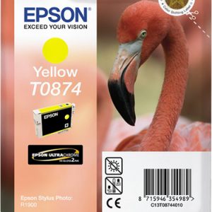 Cartucho de tinta Epson T0874 amarillo original