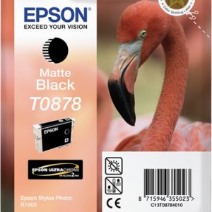 Cartucho de tinta Epson T0878 negro mate original