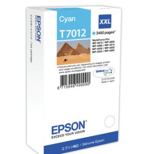 Cartucho de tinta Epson T7012 cian XXL original