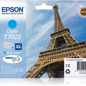Cartucho de tinta Epson T7022 cian XL original