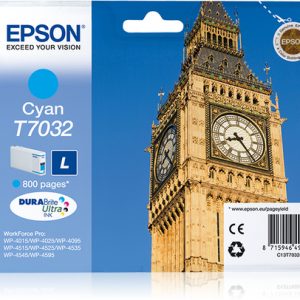 Cartucho de tinta Epson T7032 cian original