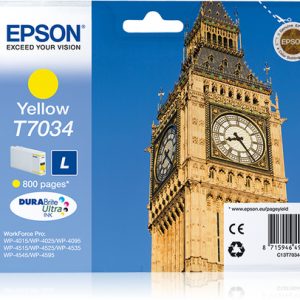 Cartucho de tinta Epson T7034 amarillo original