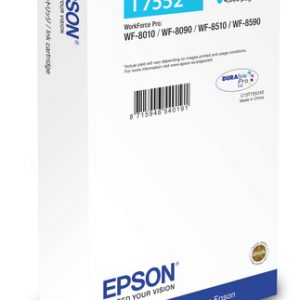 Cartucho de tinta Epson T7552 cian XL original