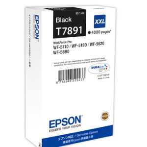 Cartucho de tinta Epson T7891 negro XXL original