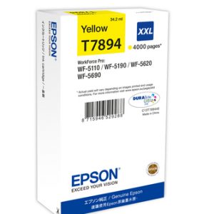 Cartucho de tinta Epson T7894 amarillo XXL original