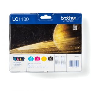 Multipack 4 Cartuchos Tinta Brother LC1100 Original