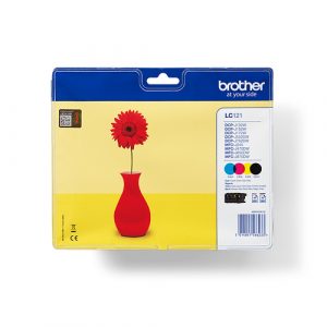 Multipack 4 Cartuchos Tinta Brother LC121 Original