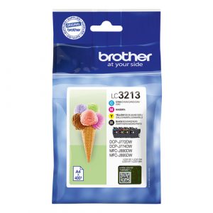 Multipack 4 Cartuchos Tinta Brother LC3213 Original